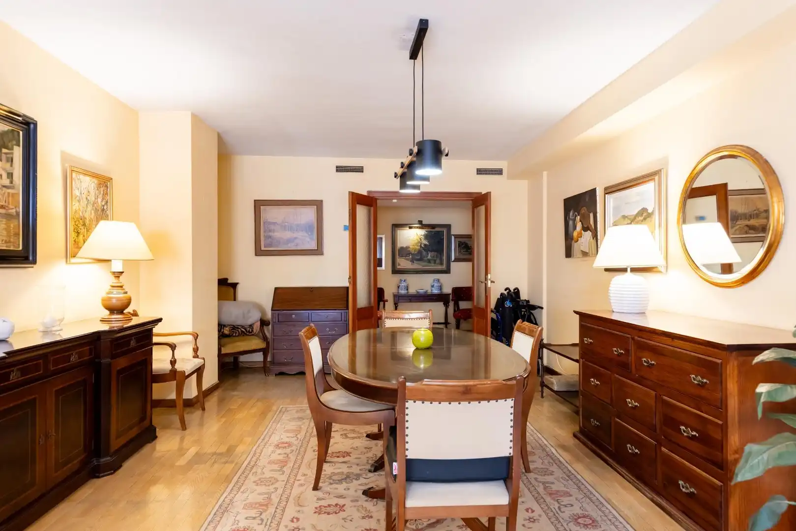 Dining room of Flat for sale in  Palma de Mallorca  with Air Conditioner, Heating and Private garden
