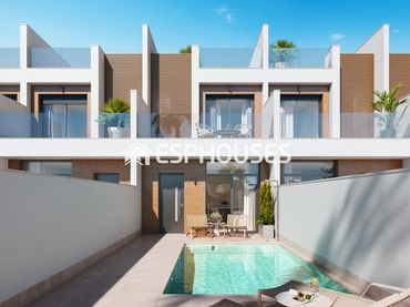 Casa aparellada amb balcó en venda a San Pedro del Pinatar