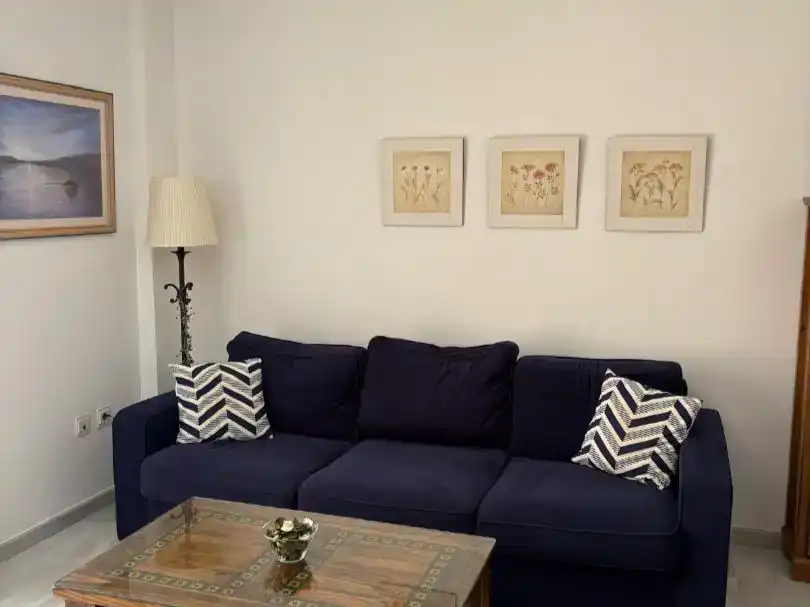 Living room of Flat for rent in Rota  with Swimming Pool, Furnished and Balcony