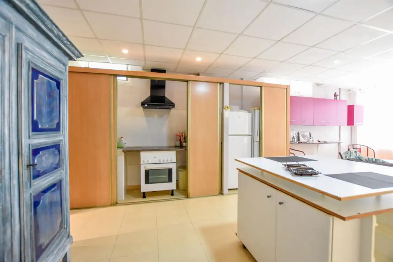 Cocina de Casa o chalet en venta en Águilas con Aire acondicionado, Jardín privado y Trastero