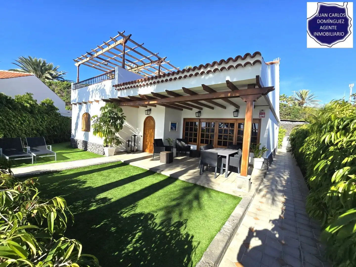 Terraza de Casa o chalet de alquiler en San Bartolomé de Tirajana con Aire acondicionado, Jardín privado y Terraza