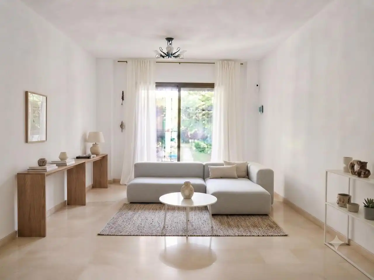 Living room of Detached homes for sale in Bollullos de la Mitación  with Air Conditioner, Private garden and Terrace