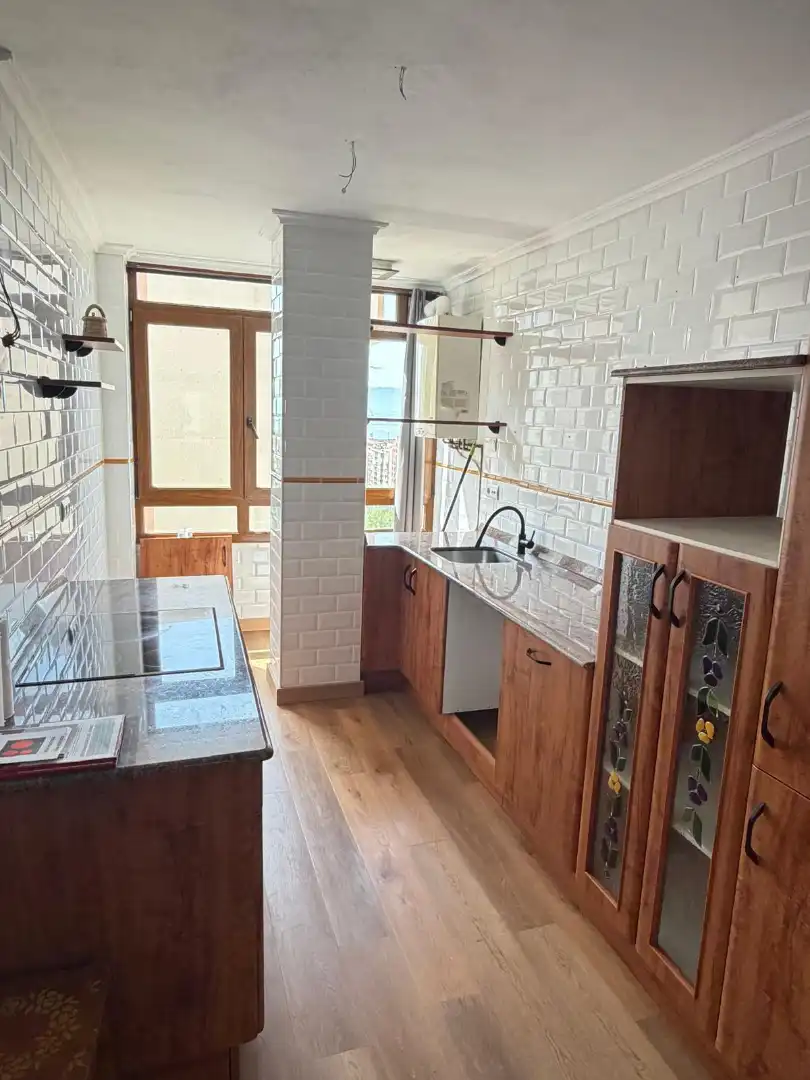 Küche von Wohnung zum Verkauf in Santander mit Heizung, Parkett und Terrasse