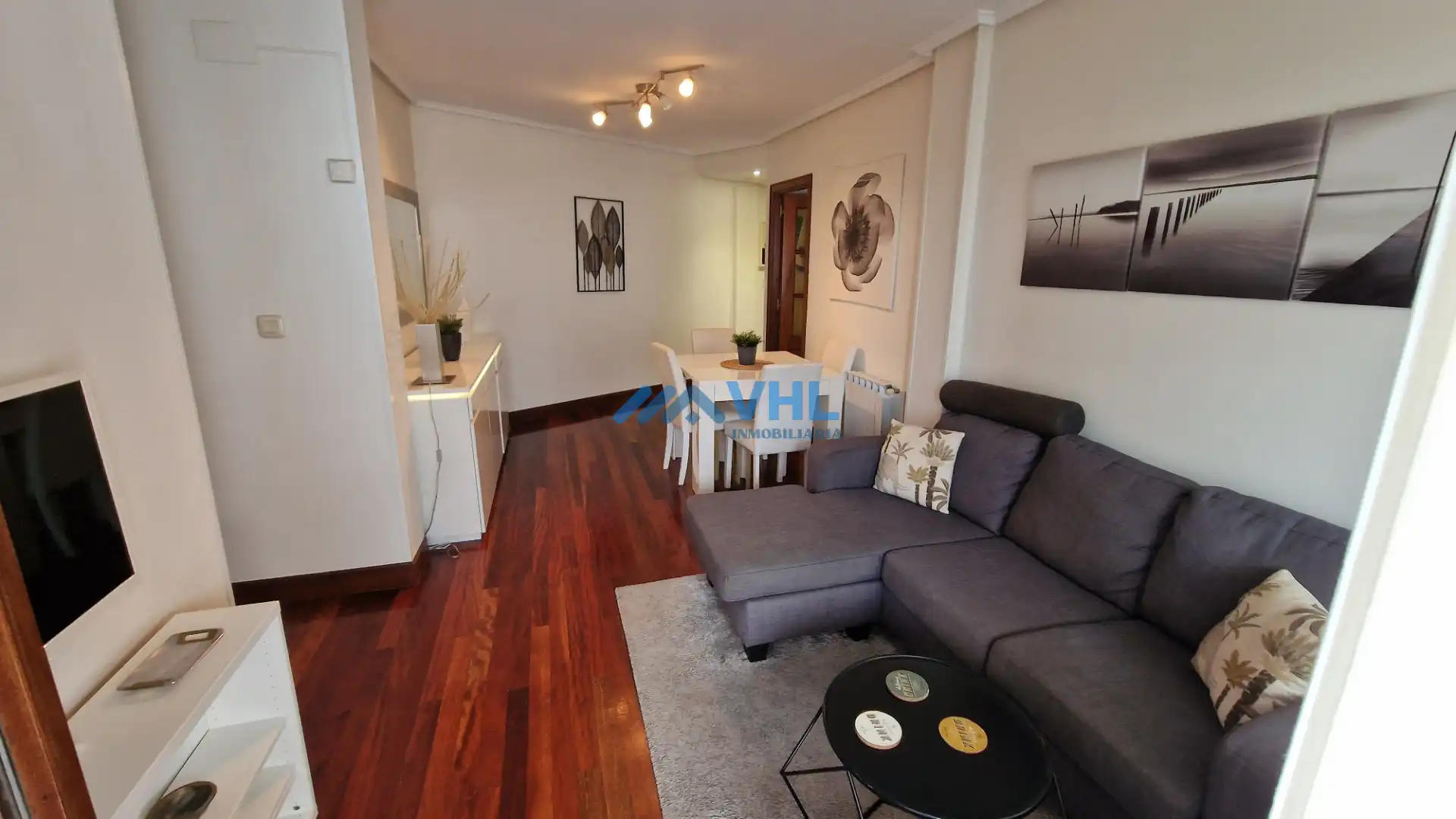 Wohnzimmer von Wohnung zur Miete in Castro-Urdiales mit Heizung, Terrasse und Möbliert
