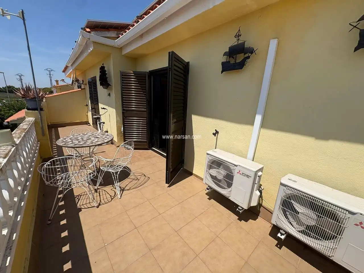 Terrassa de Casa adosada en venda en Benicasim / Benicàssim amb Aire condicionat, Jardí privat i Terrassa