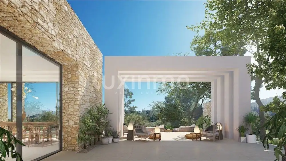 Terrassa de Casa o xalet en venda en Santa Eulària des Riu amb Aire condicionat, Calefacció i Terrassa