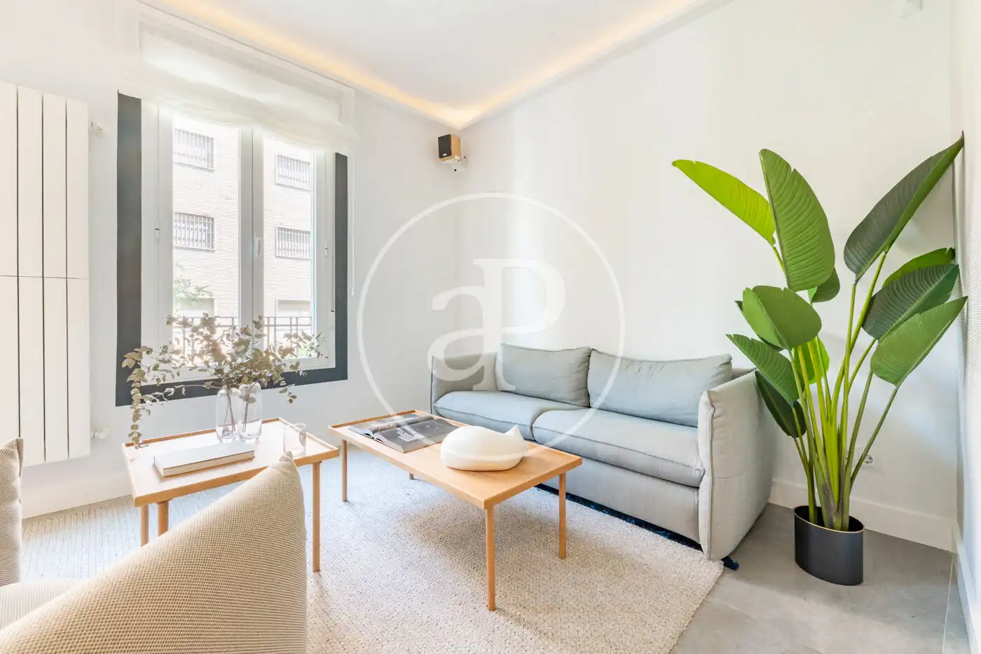Living room of Flat for sale in Madrid  with Air Conditioner, Heating and Balcony