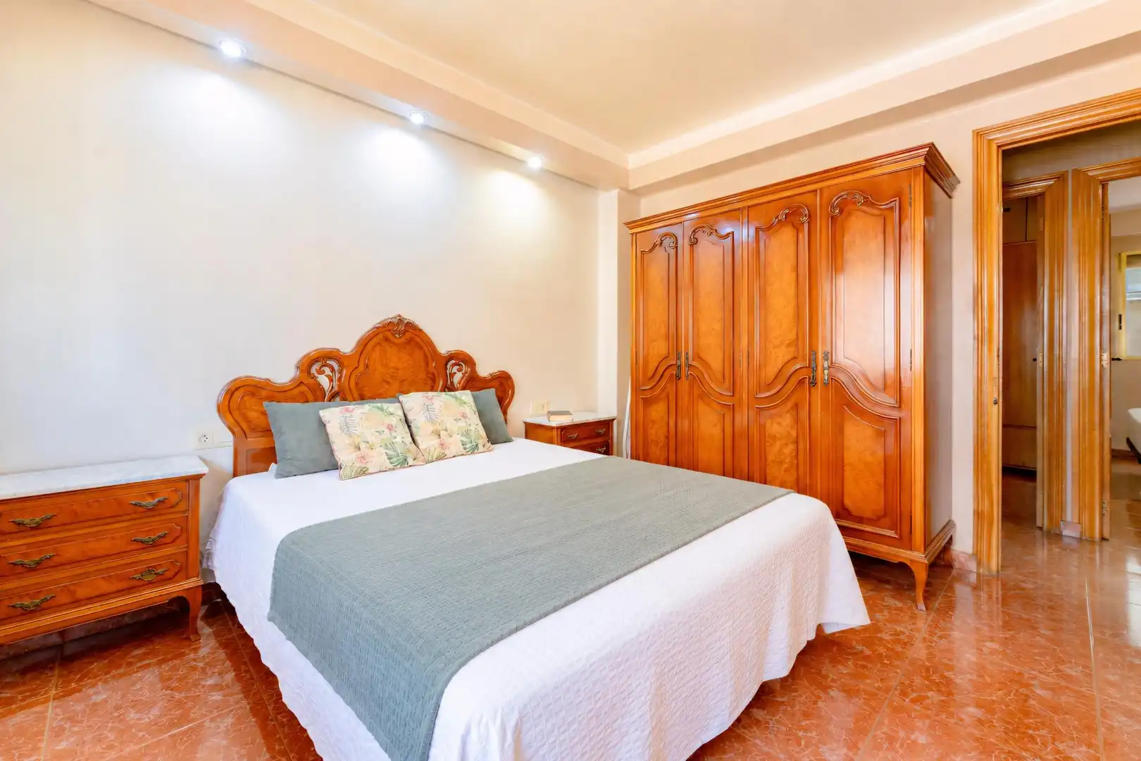 Bedroom of Flat for sale in Quatre Carreres