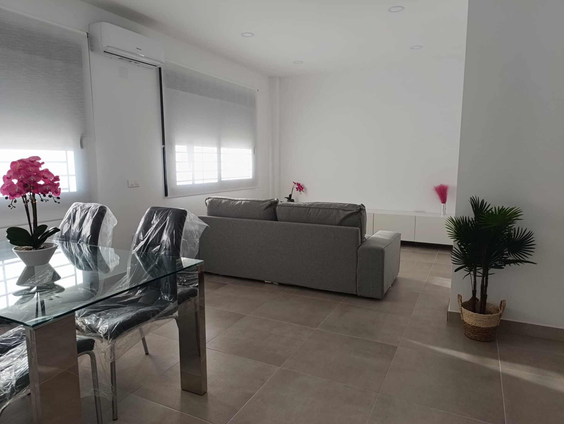 Sala d'estar de Pis de lloguer en Málaga Capital amb Aire condicionat