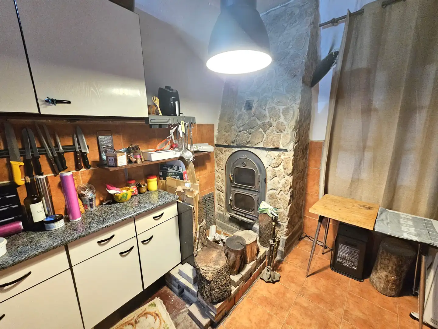 Cocina de Casa o chalet en venta en Arcos de Jalón con Aire acondicionado, Calefacción y Jardín privado