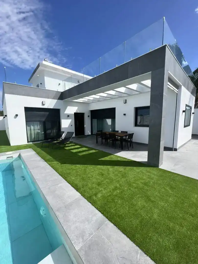 Terraza de Casa o chalet de alquiler en Sanlúcar de Barrameda con Aire acondicionado, Jardín privado y Trastero