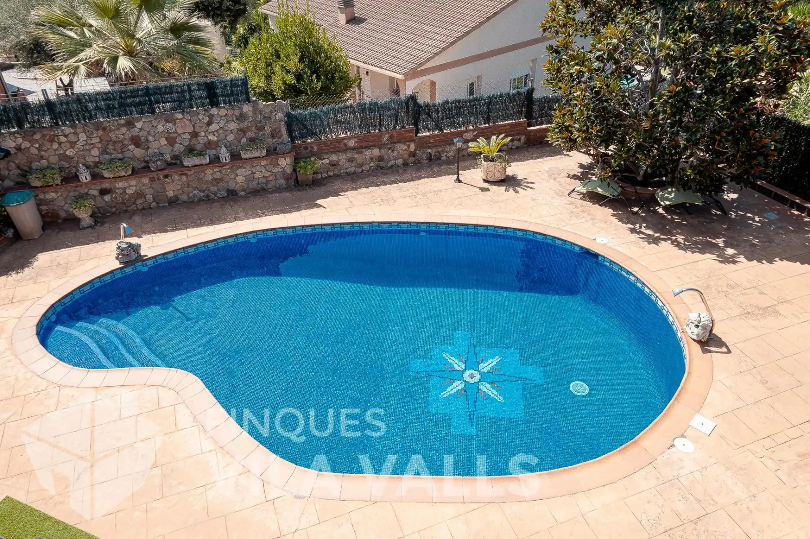 Piscina de Casa o xalet en venda en Caldes de Montbui amb Calefacció, Jardí privat i Terrassa