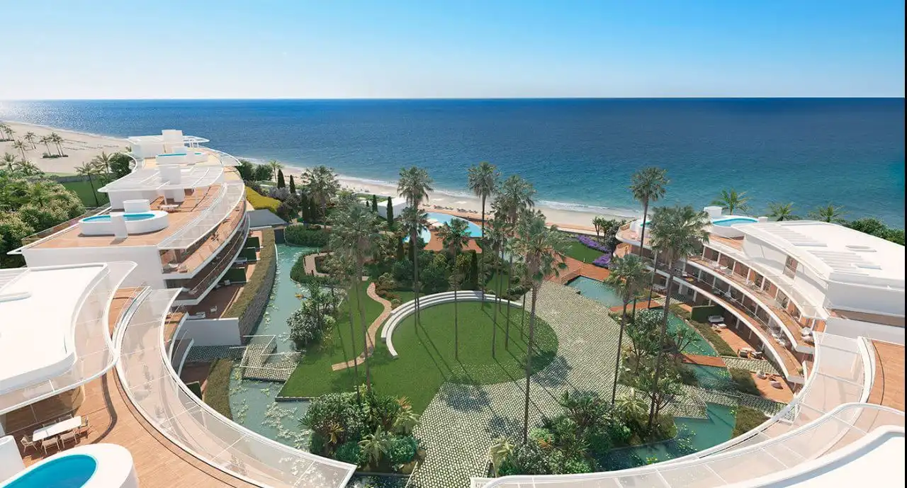 Terrassa de Apartament en venda en Estepona amb Aire condicionat, Calefacció i Jardí privat