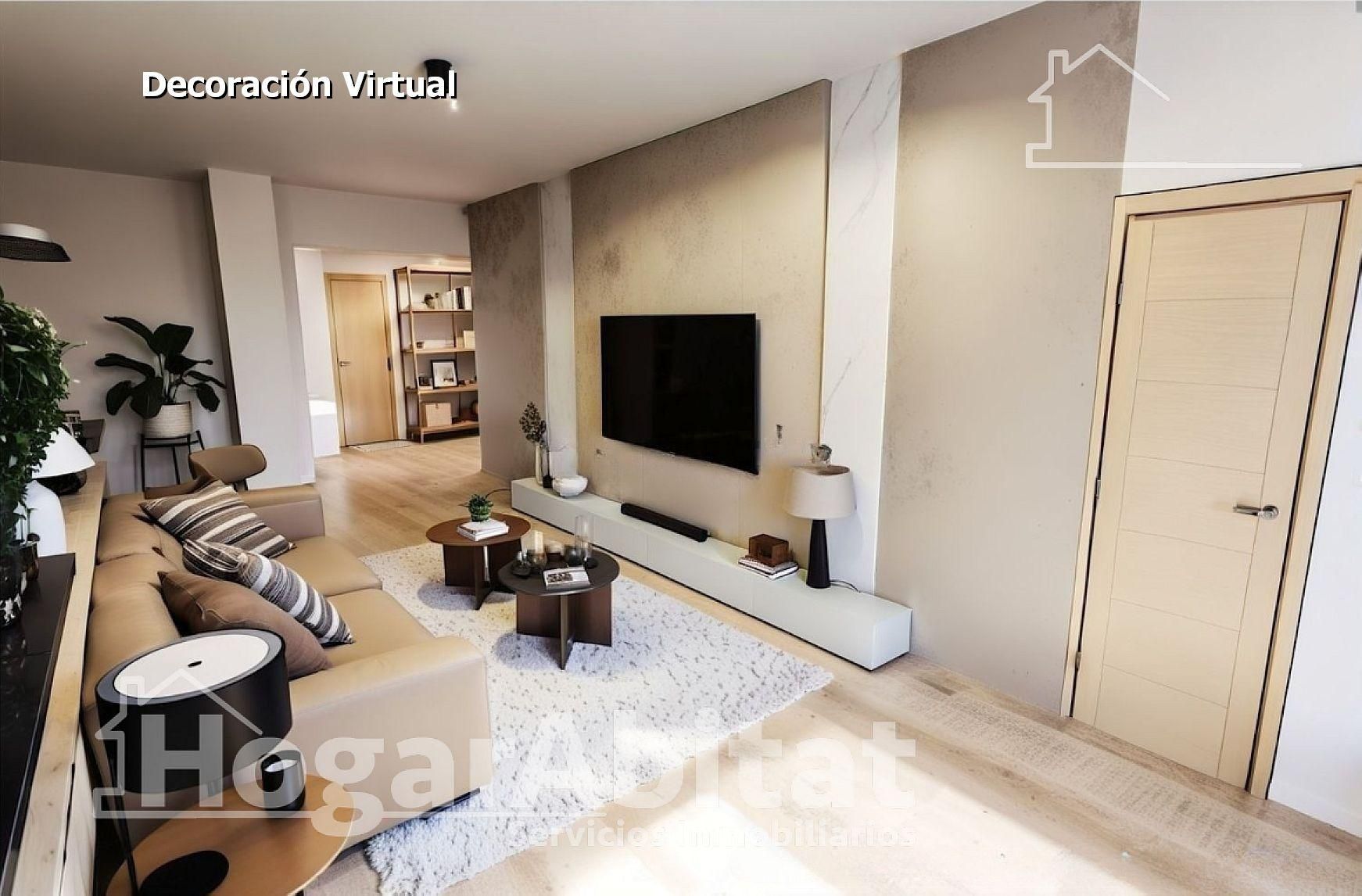 Living room of Flat for sale in Manises  with Air Conditioner, Terrace and Balcony