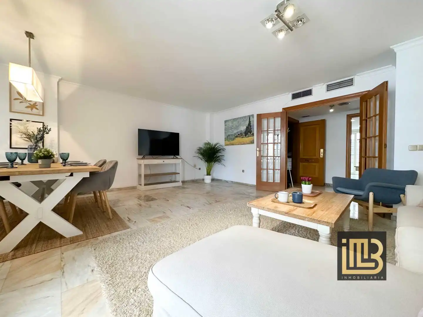 Living room of Flat for sale in Málaga  with Air Conditioner, Heating and Terrace