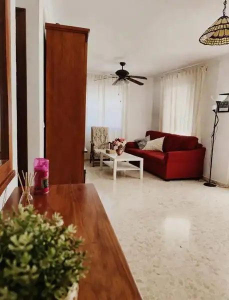 Living room of Flat for sale in Chipiona  with Furnished, Oven and Washing machine