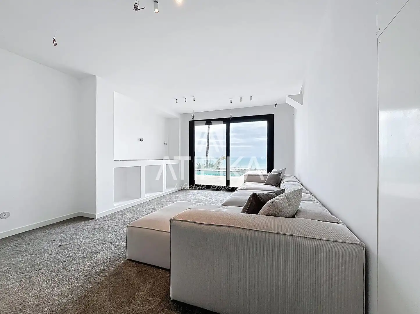Living room of Houses for rent in Castelldefels  with Air Conditioner, Heating and Terrace