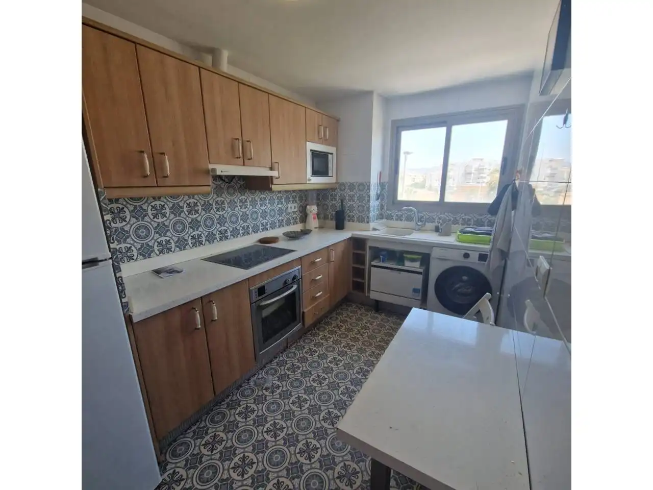 Küche von Wohnung zur Miete in Málaga mit Klimaanlage, Heizung und Terrasse