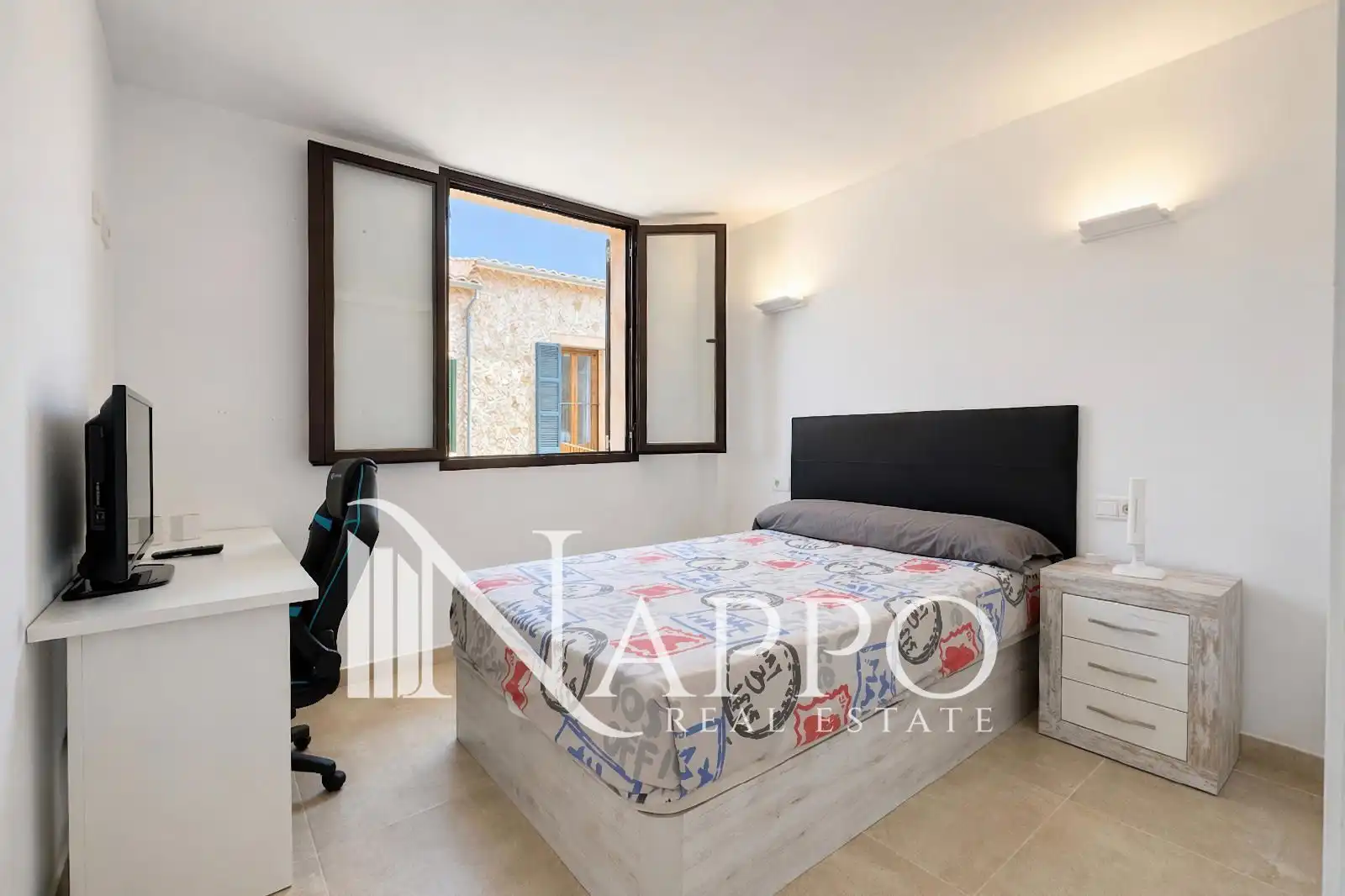 Dormitori de Casa adosada en venda en Marratxí amb Terrassa, Piscina i Moblat