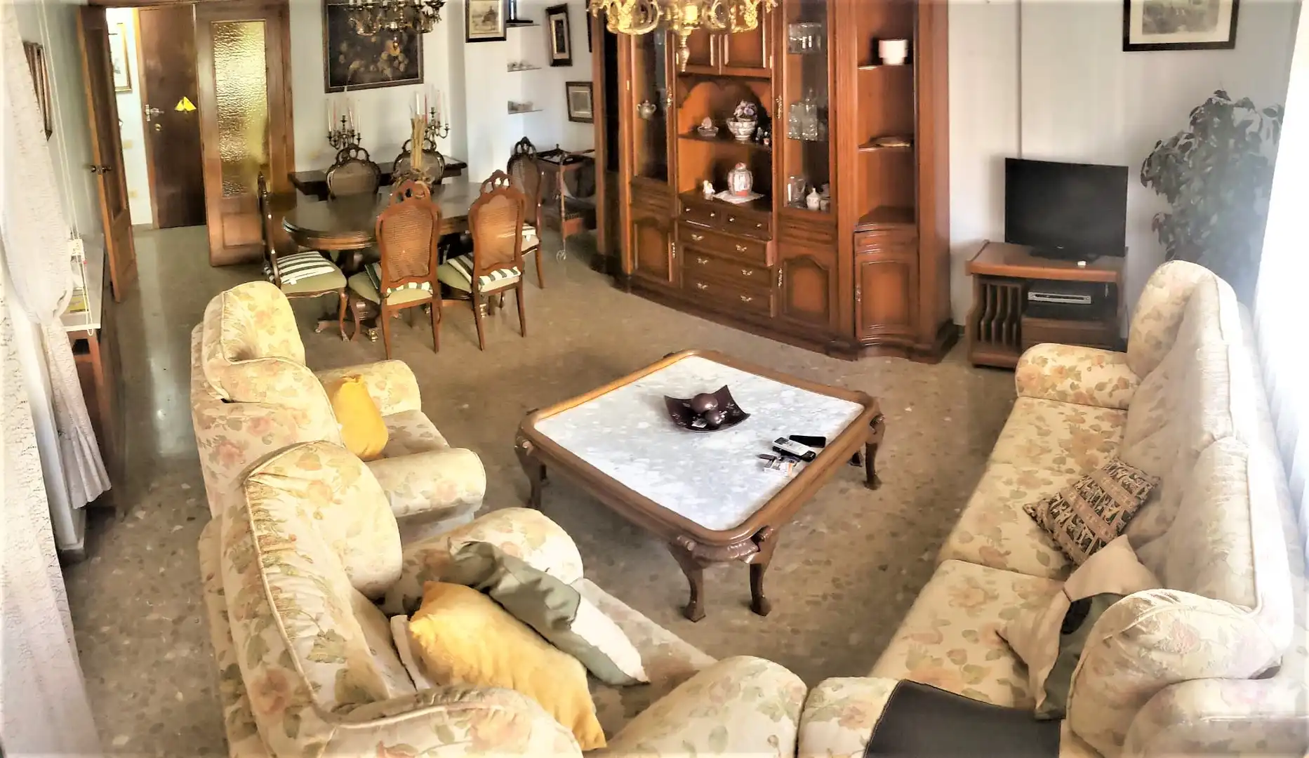 Sala de estar de Piso de alquiler en Cáceres con Calefacción, Terraza y Amueblado
