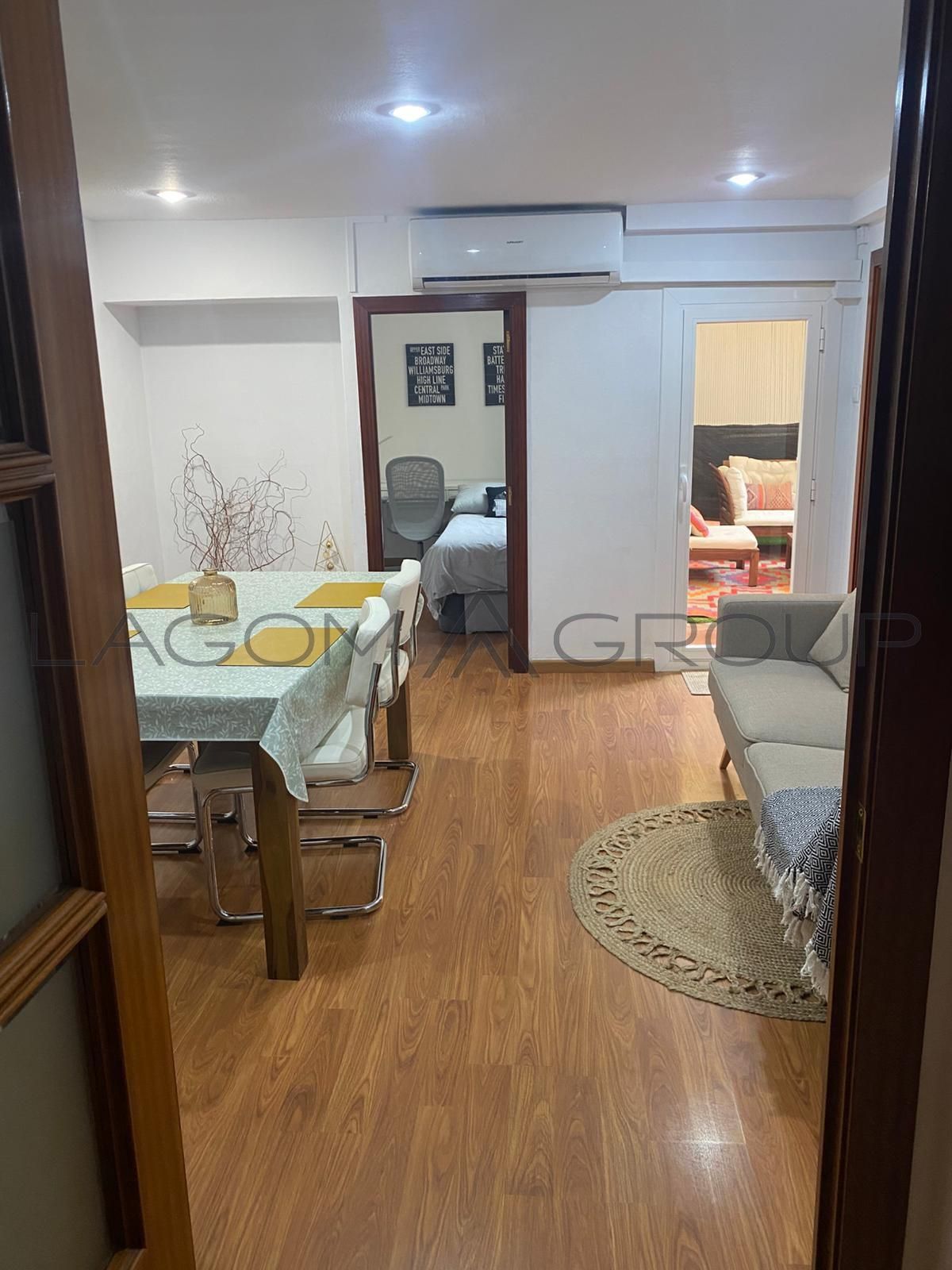 Living room of Flat to rent in  Barcelona Capital  with Air Conditioner and Terrace