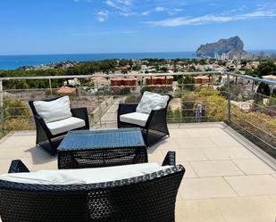 Terrace of House or chalet to rent in Calpe / Calp  with Air Conditioner, Terrace and Balcony