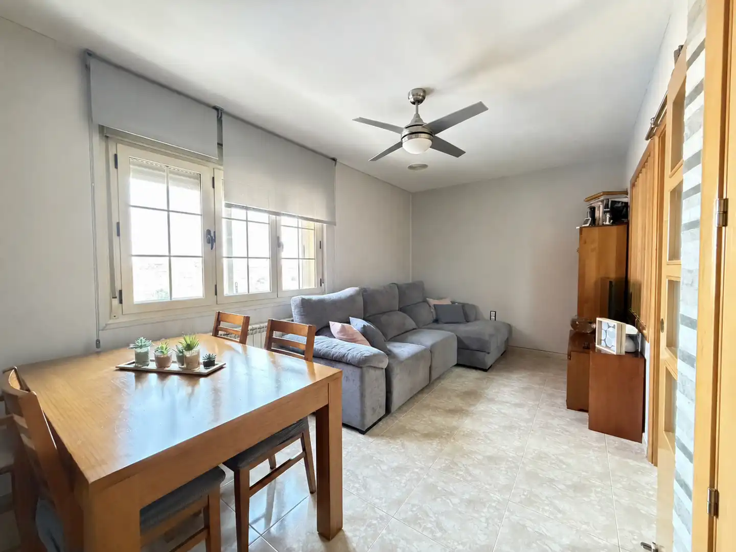Sala d'estar de Casa o xalet en venda en Caspe amb Aire condicionat, Calefacció i Terrassa