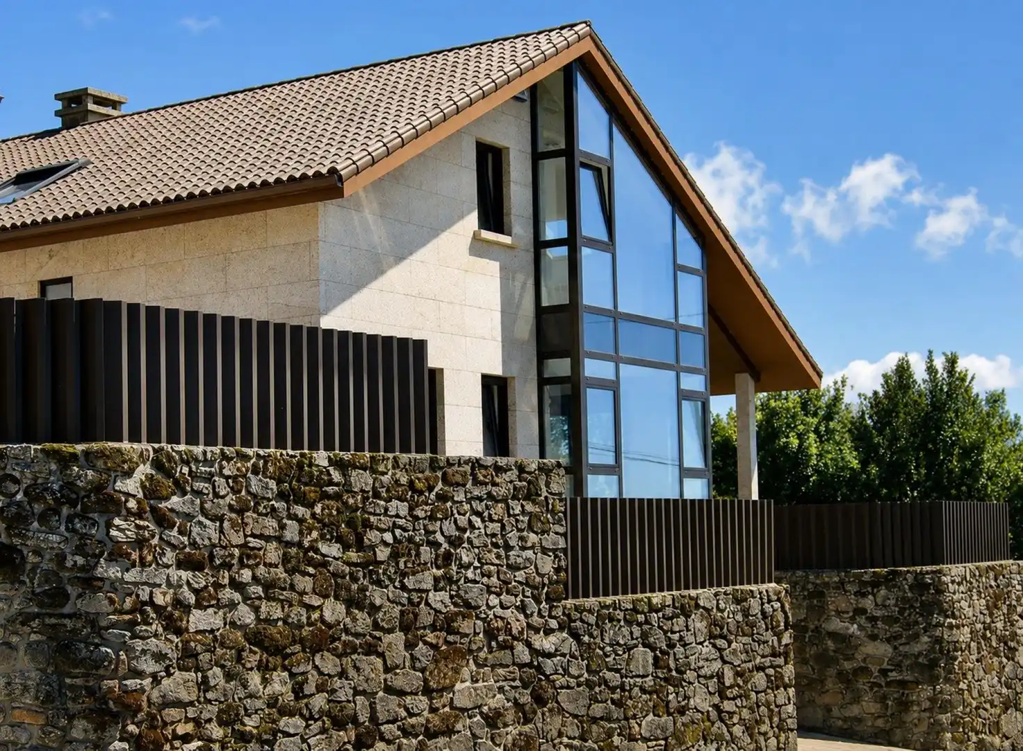 Vista exterior de Casa o xalet en venda en Cambados amb Aire condicionat, Calefacció i Terrassa