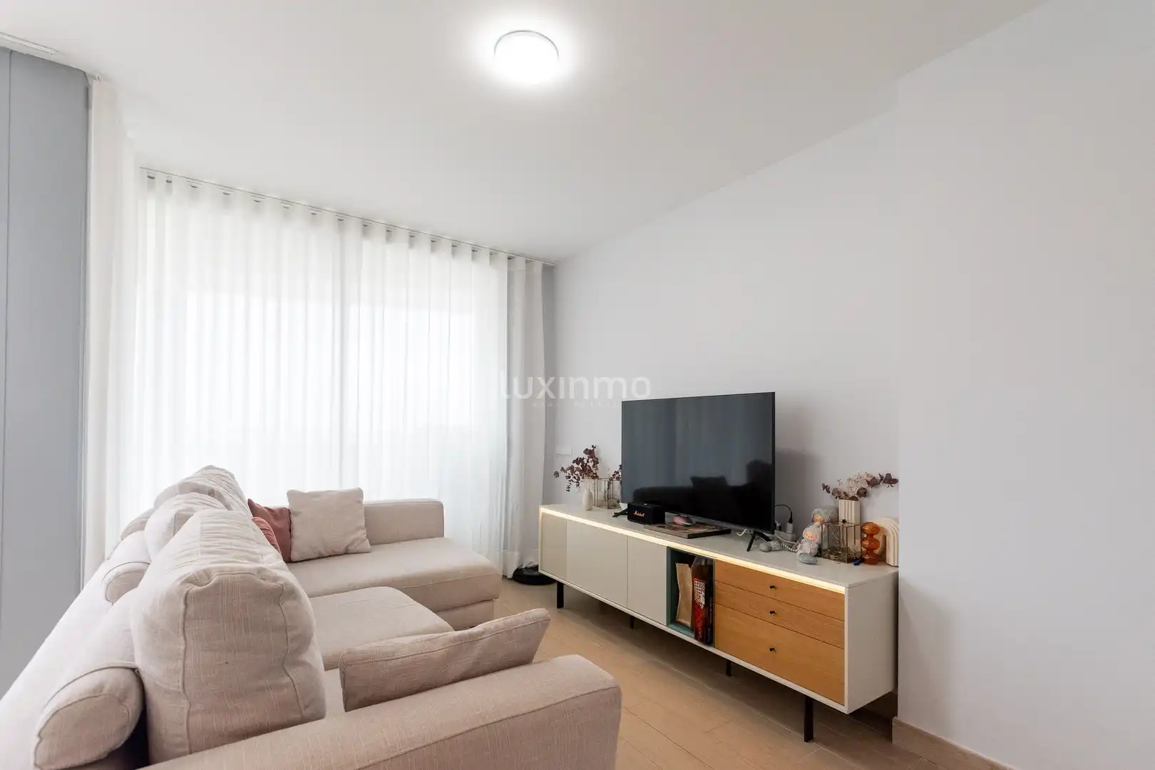 Sala de estar de Piso en venta en Calpe / Calp con Aire acondicionado, Calefacción y Jardín privado