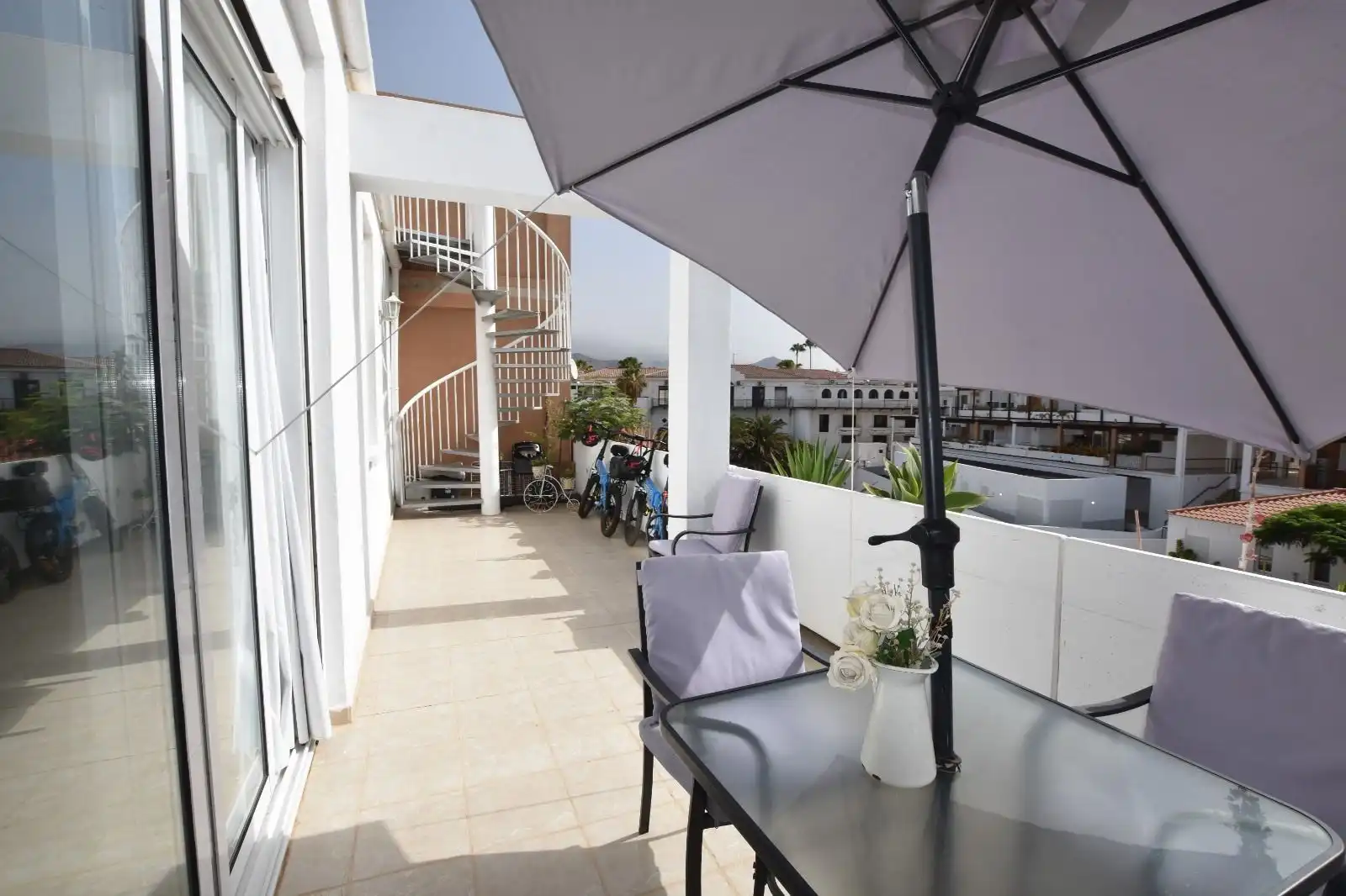 Terrasse von Dachboden zum Verkauf in San Miguel de Abona mit Terrasse, Abstellraum und Möbliert