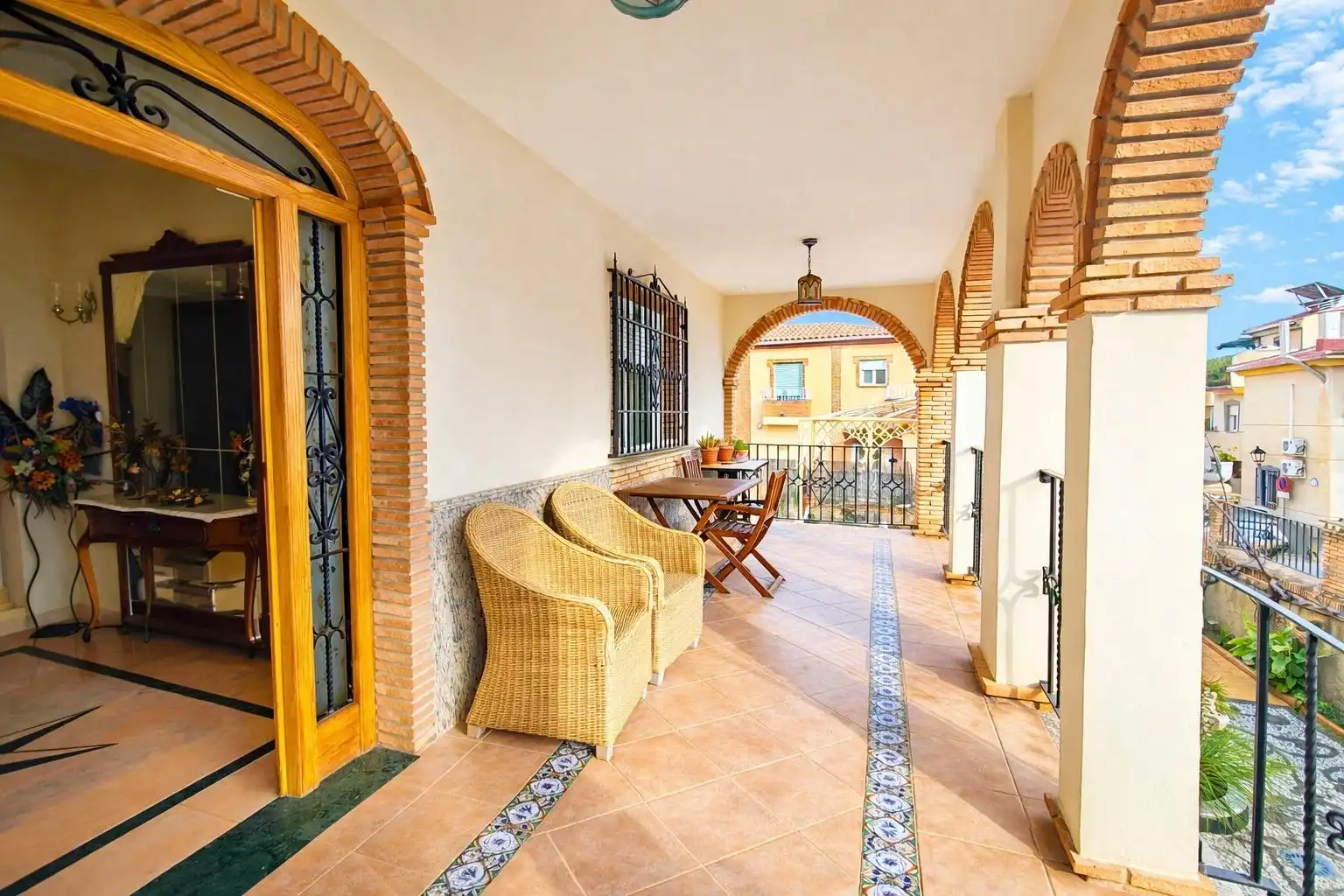 Terrace of Houses for sale in Güevéjar  with Private garden, Terrace and Storage room