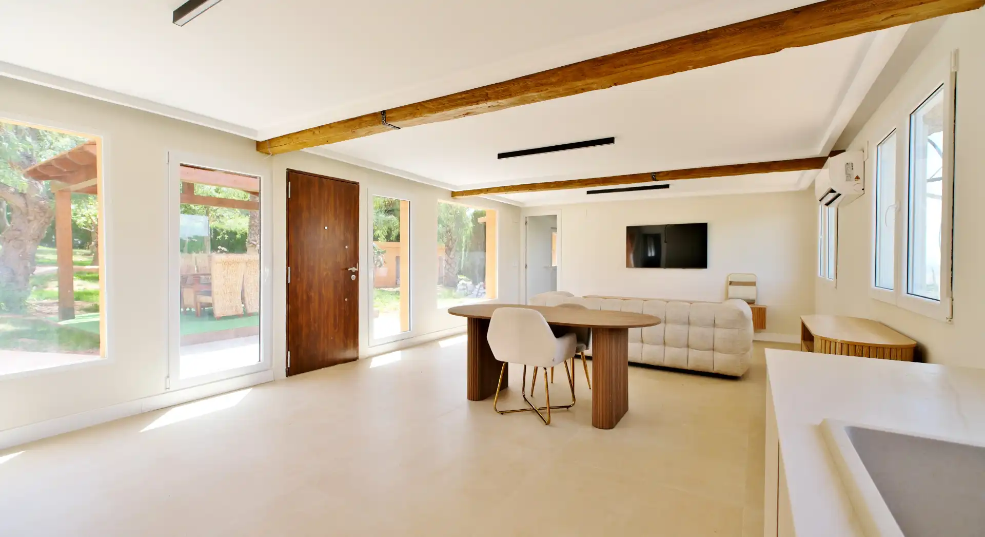Sala de estar de Casa o chalet de alquiler en Sagunto / Sagunt con Aire acondicionado, Calefacción y Jardín privado