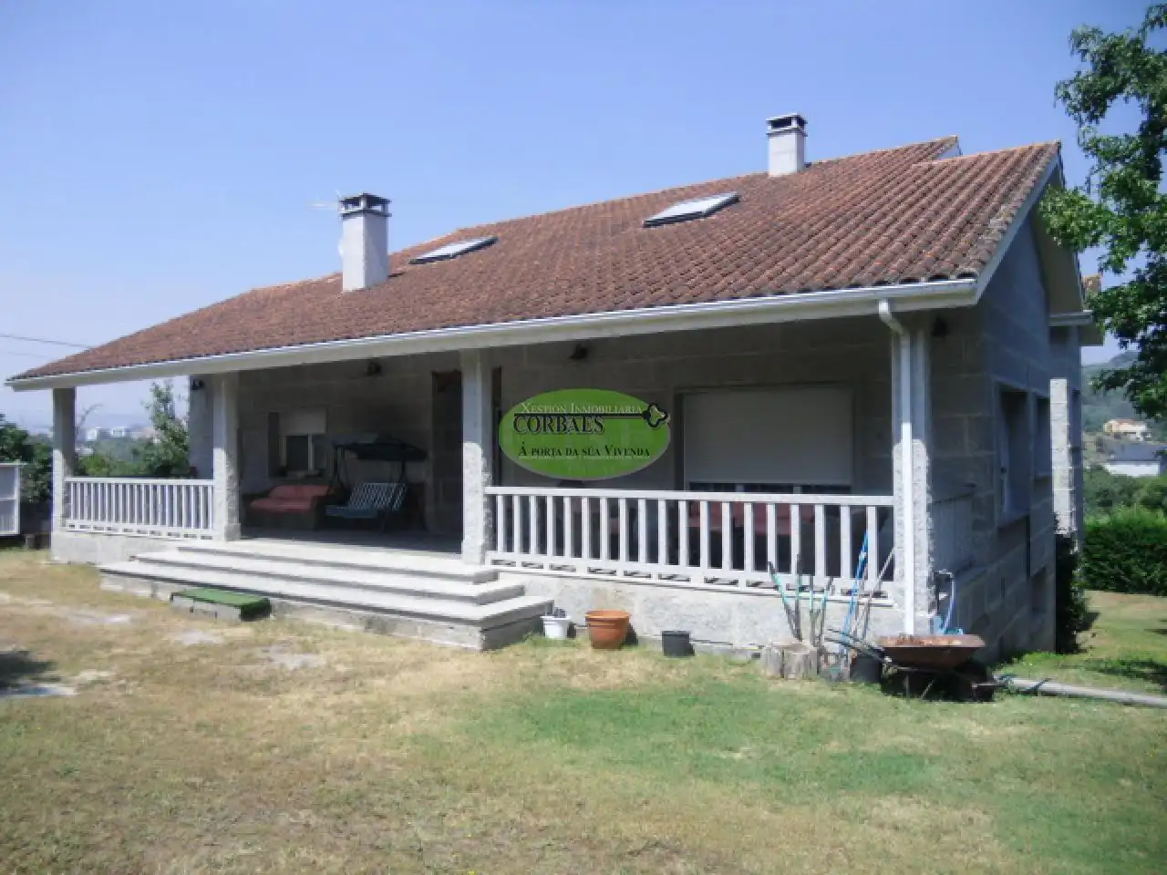 Exterior view of Houses for sale in Ourense Capital   with Heating, Private garden and Terrace