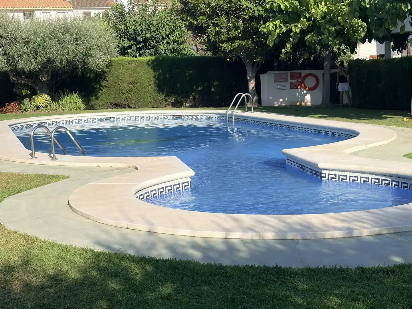 Piscina de Casa adosada de lloguer en El Vendrell amb Jardí privat, Piscina i Moblat