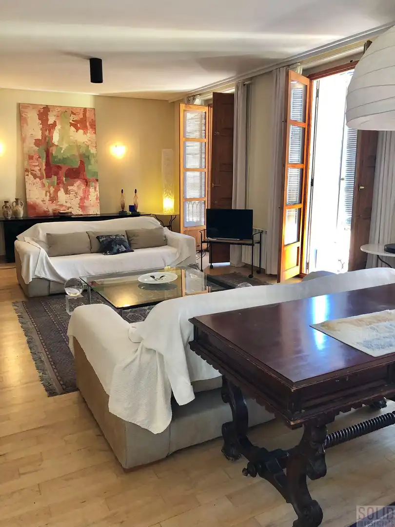 Living room of Flat for rent in Valencia  with Air Conditioner, Heating and Storage room
