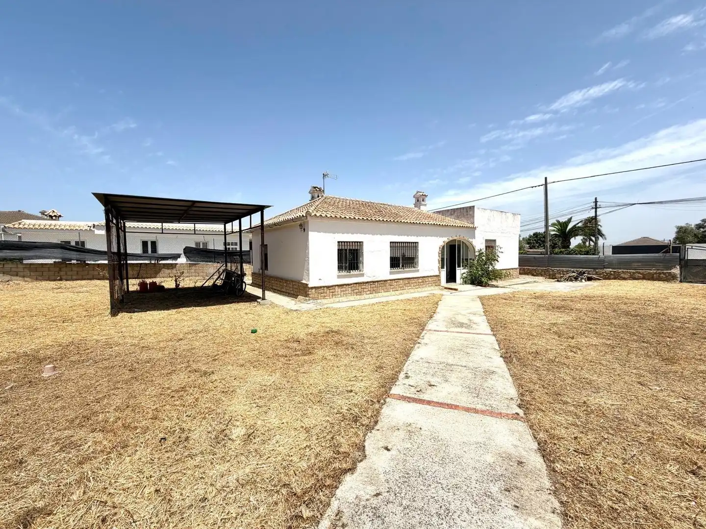 Exterior view of Houses for sale in El Puerto de Santa María  with Private garden