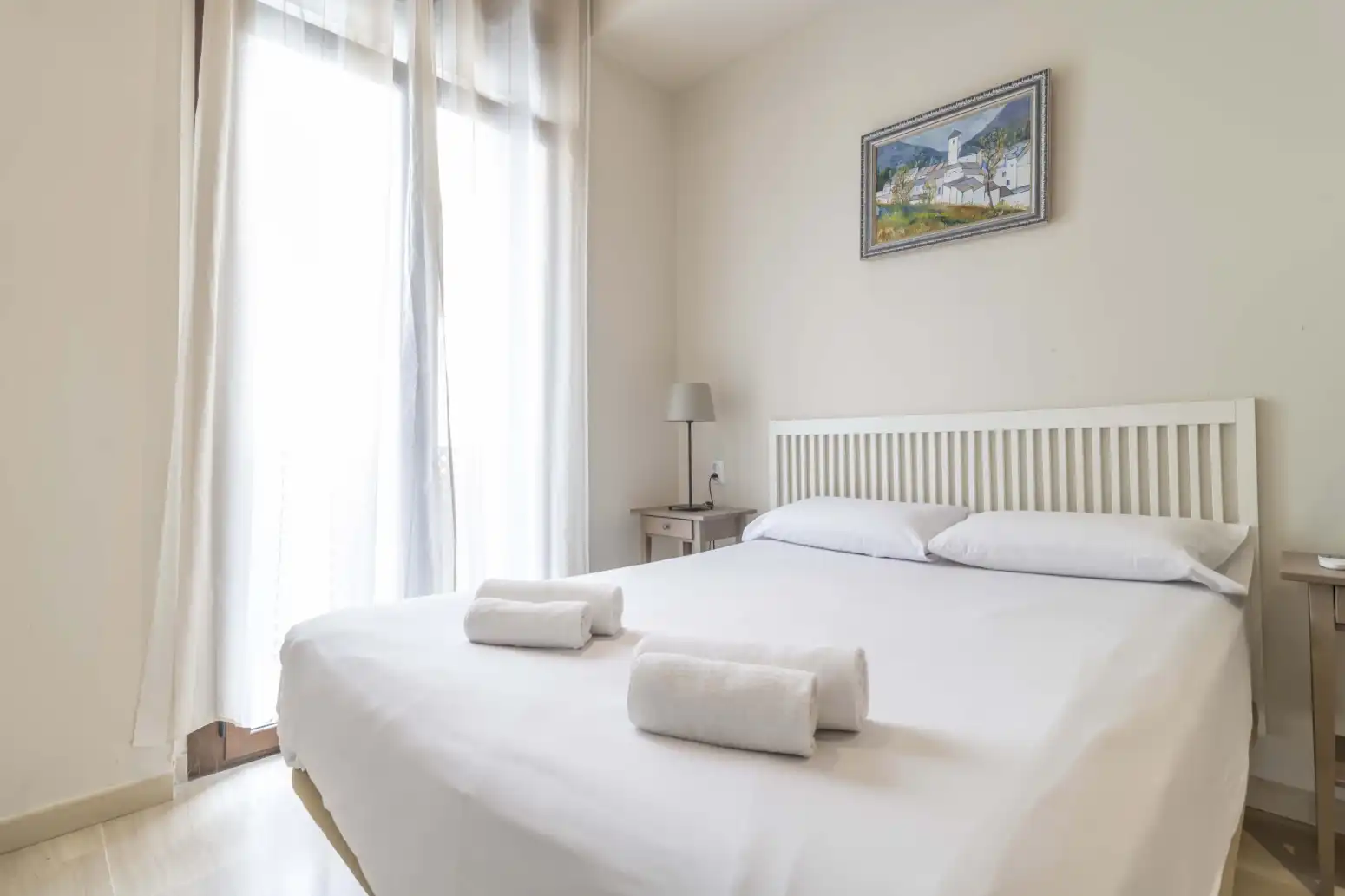Bedroom of Flat for sale in Sevilla  with Air Conditioner, Heating and Balcony
