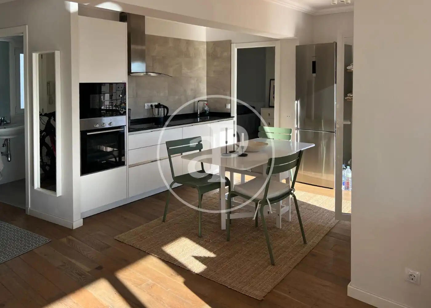 Küche von Wohnung zur Miete in  Palma de Mallorca mit Klimaanlage, Heizung und Terrasse