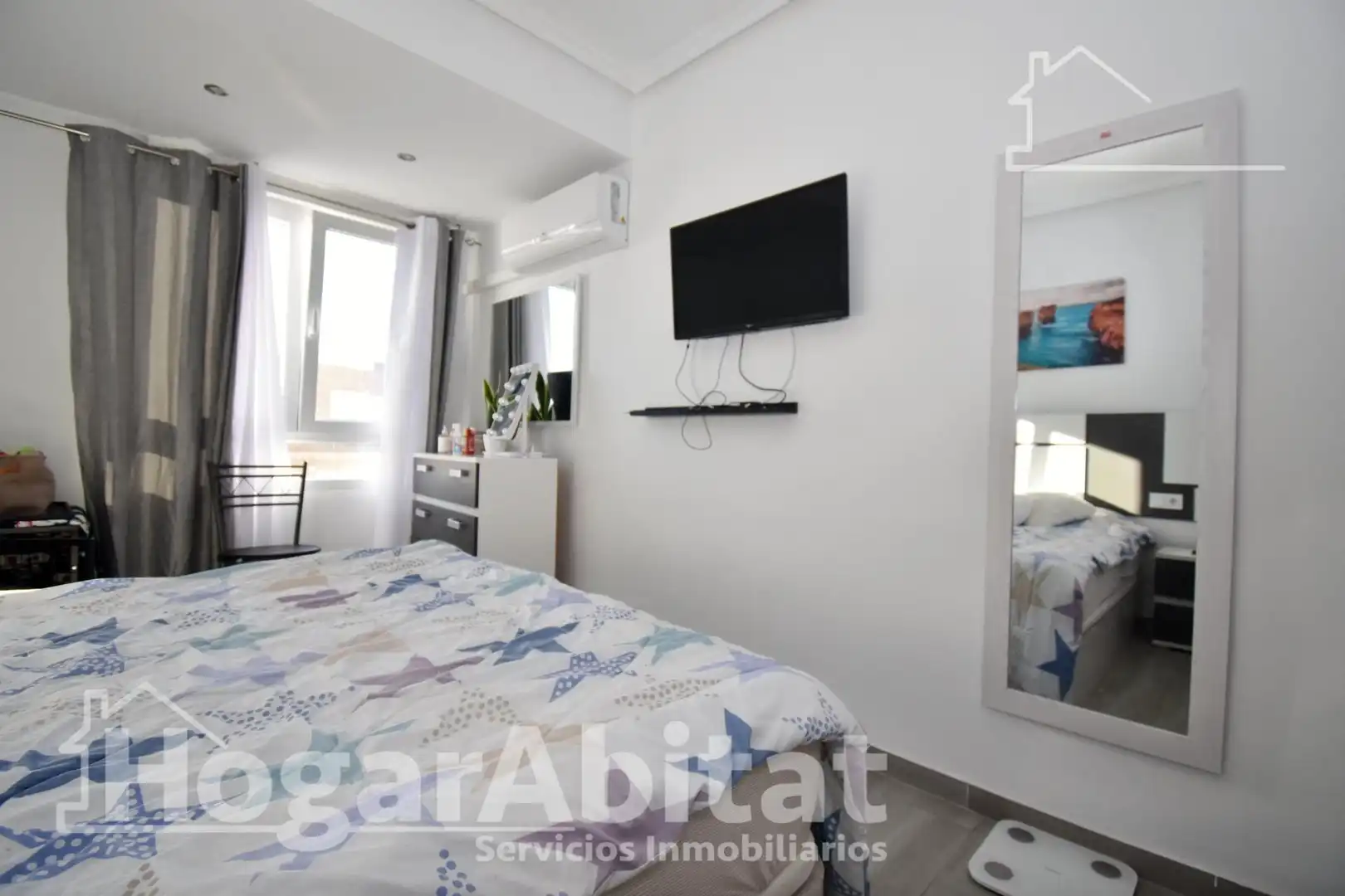 Bedroom of Flat for sale in Vila-real  with Air Conditioner, Heating and Furnished