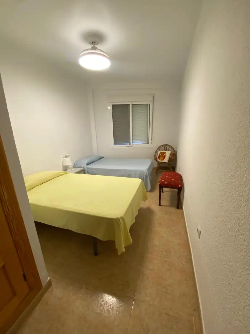 Bedroom of Flat for rent in Roquetas de Mar  with Air Conditioner, Heating and Private garden