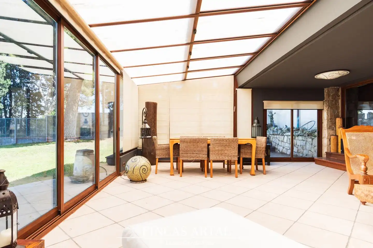 Terraza de Casa o chalet en venta en Zaragoza con Aire acondicionado, Calefacción y Jardín privado