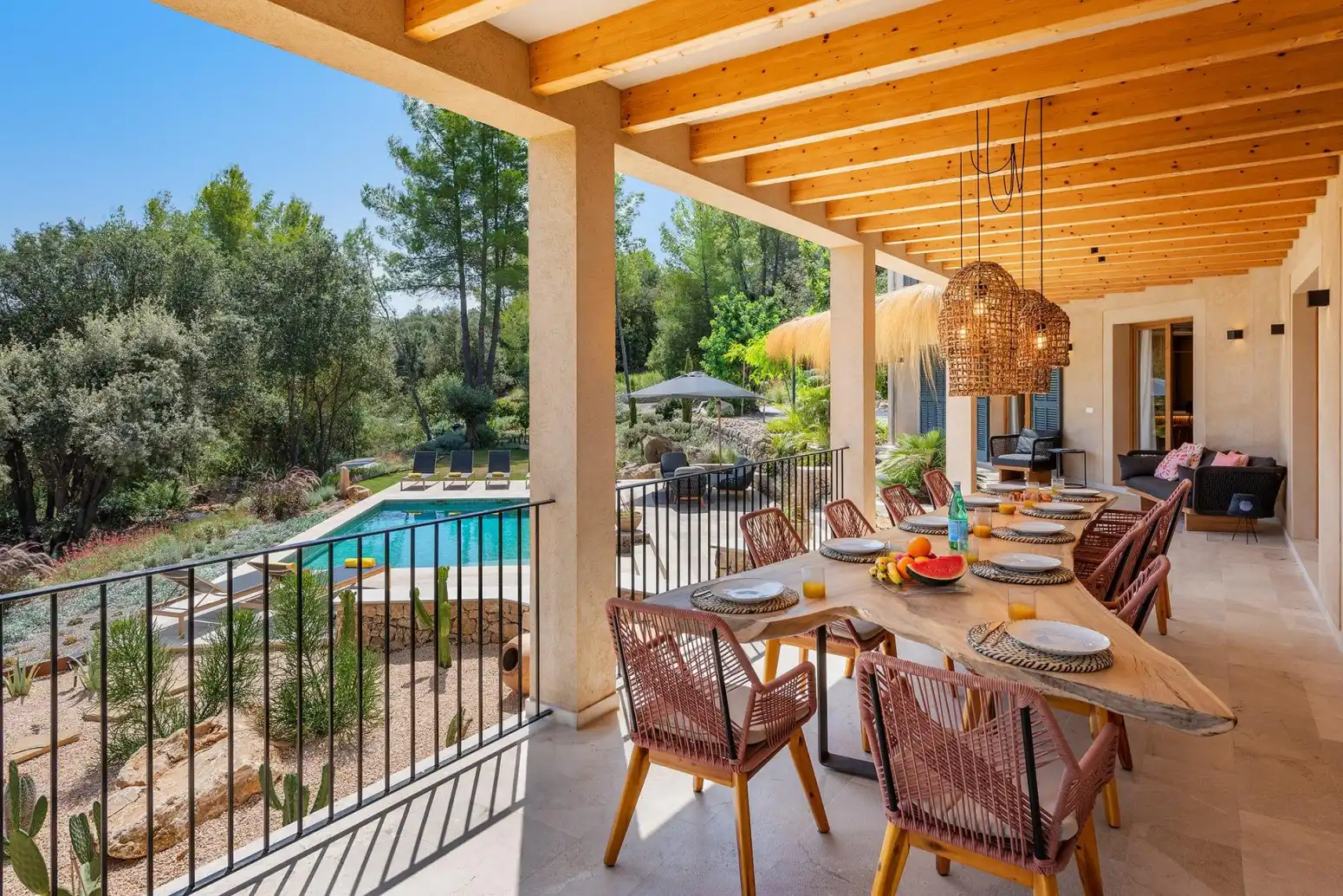 Terrace of Houses for rent in Pollença  with Air Conditioner, Terrace and Storage room