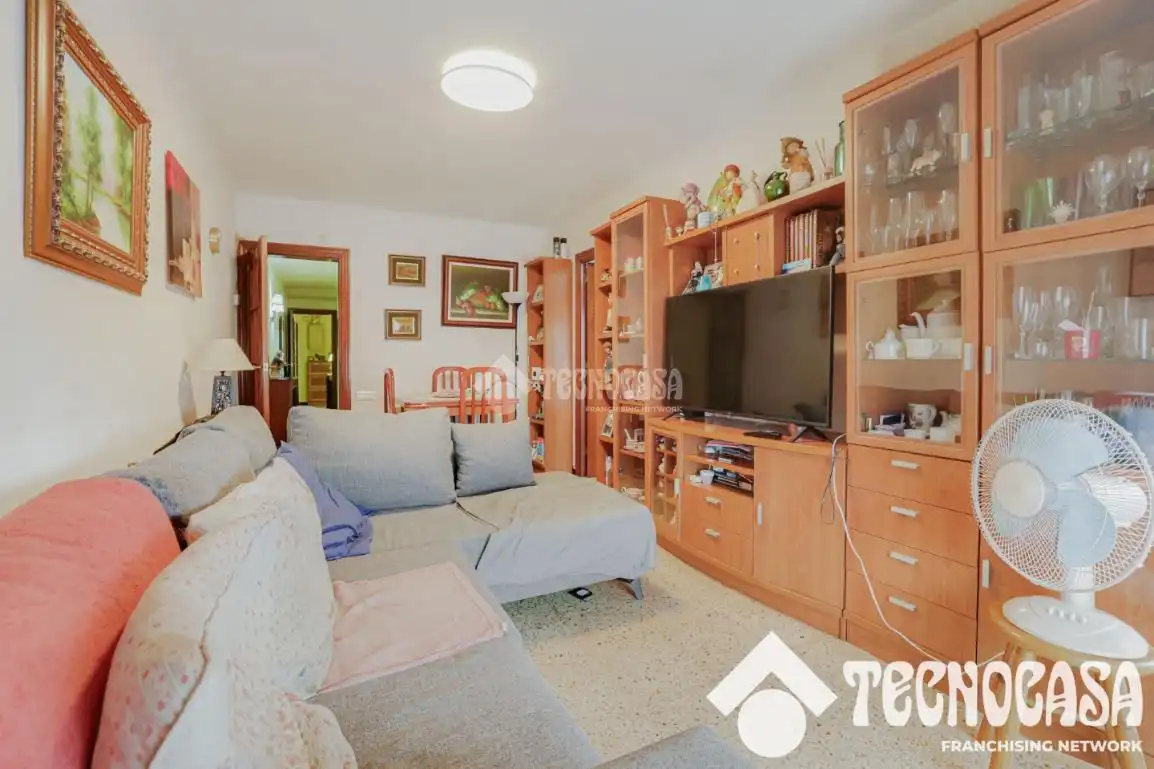 Sala d'estar de Pis en venda en Santa Coloma de Gramenet amb Aire condicionat, Calefacció i Balcó