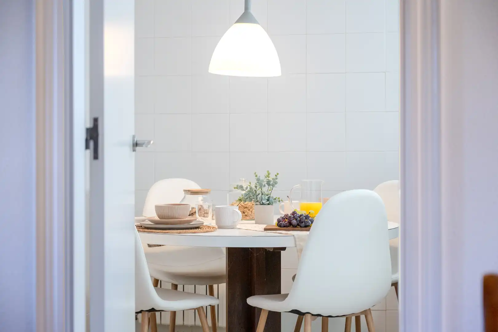 Dining room of Flat for rent in Sant Andreu de Llavaneres  with Air Conditioner, Heating and Private garden