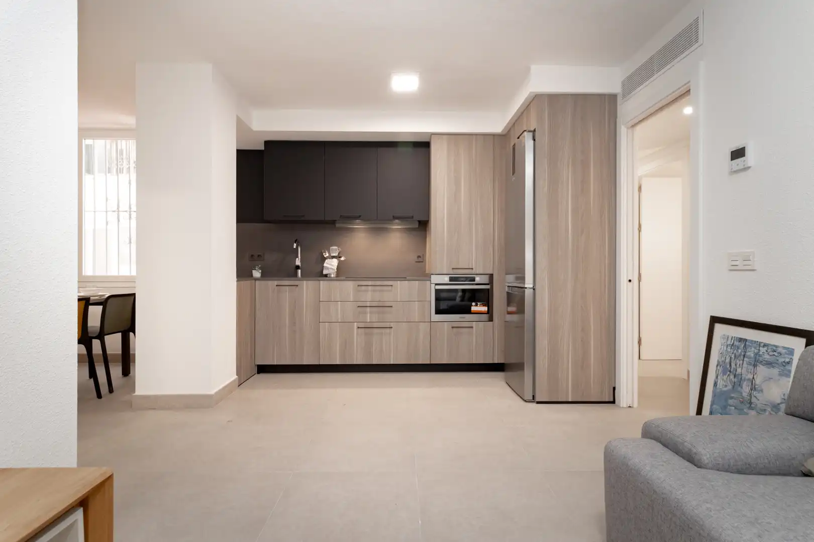 Cocina de Piso de alquiler en Málaga con Aire acondicionado, Amueblado y Internet