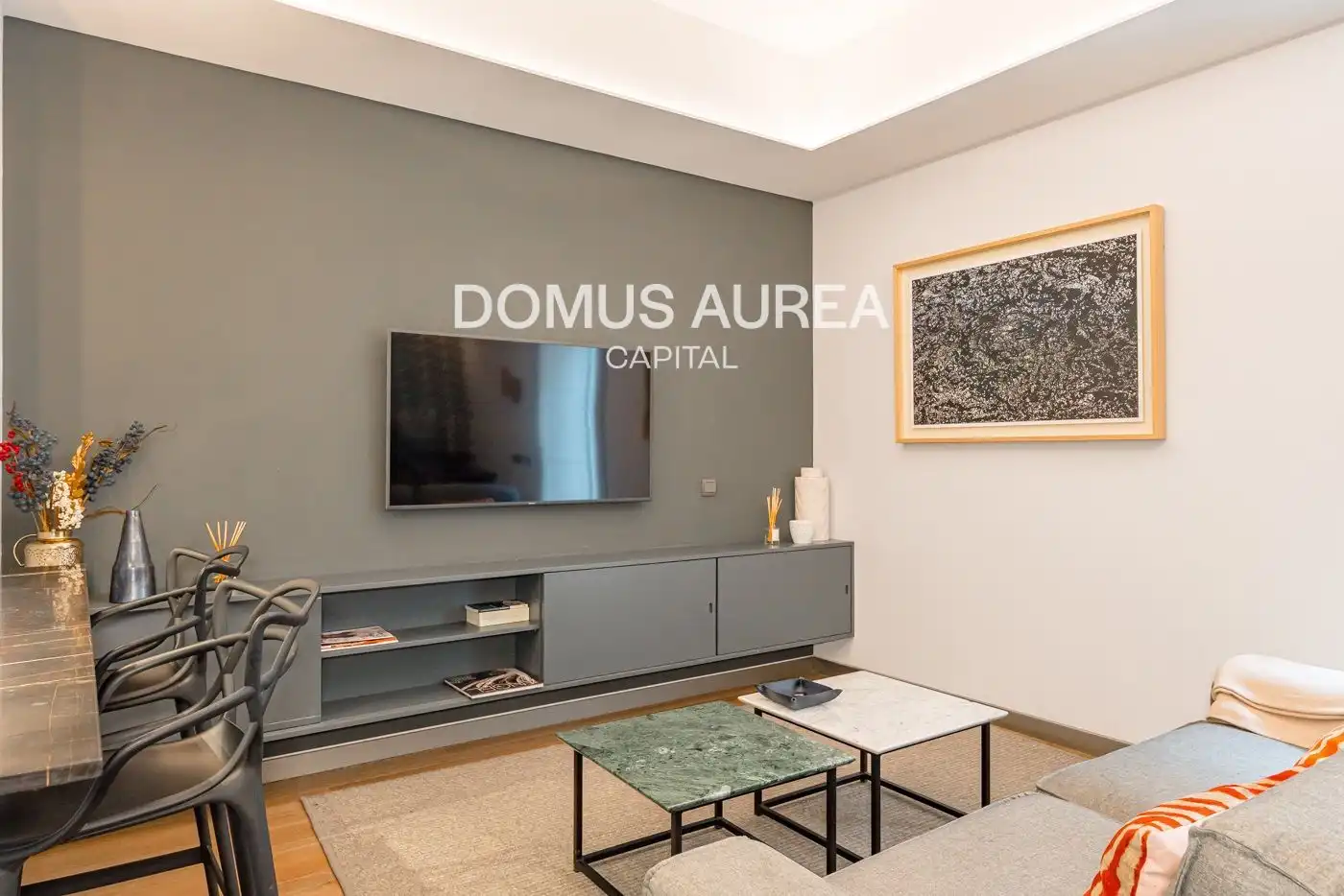 Sala de estar de Dúplex de alquiler en Madrid con Calefacción, Terraza y Amueblado