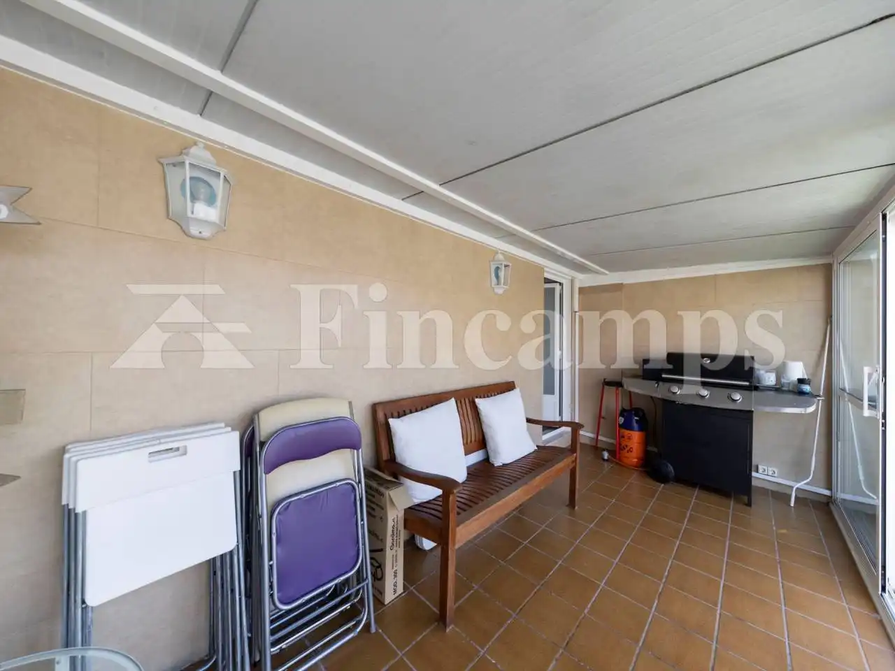 Terrace of Flat for sale in Sabadell  with Air Conditioner, Heating and Parquet flooring