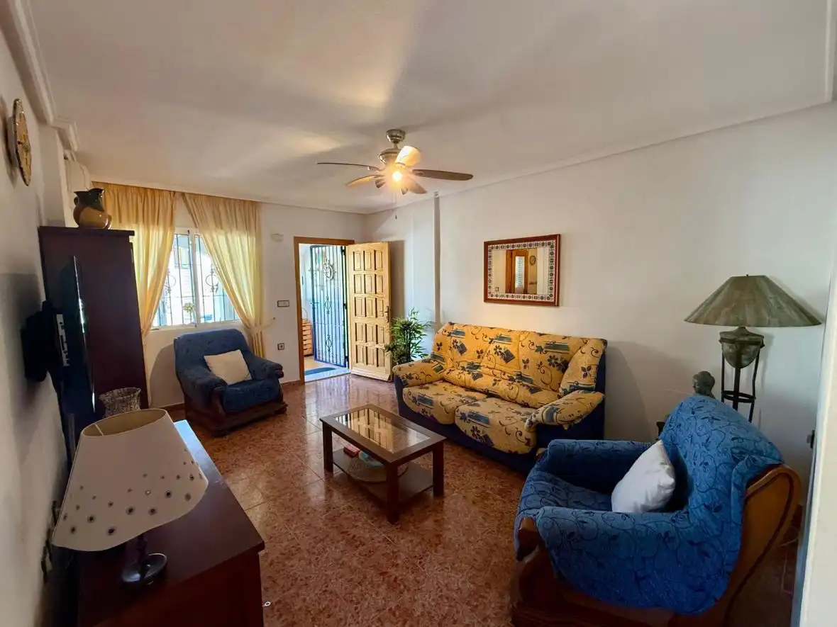 Sala de estar de Apartamento en venta en Santa Pola con Aire acondicionado, Calefacción y Terraza