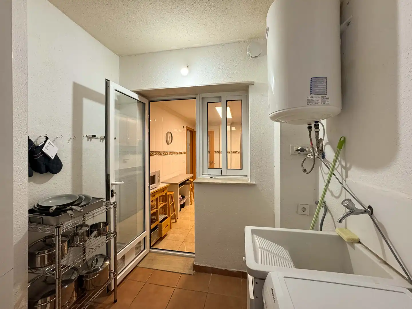 Kitchen of Flat for rent in Dénia  with Air Conditioner, Terrace and Furnished