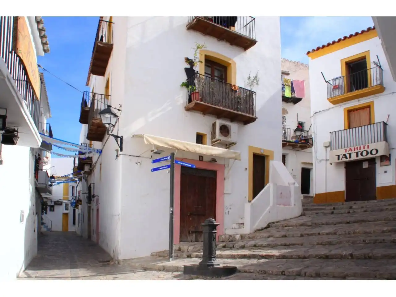 Außenansicht von Wohnung zum Verkauf in Eivissa mit Klimaanlage, Möbliert und Balkon